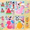 36 Pcs 9"x6" Summer Scene Make a face Stickers for Kids, Make Your Own Summer Sticker Sheets, Party Favors Kids Crafts, Goodie Bags Stuffers, Classroom Rewards